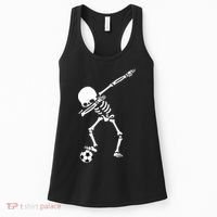 Dabbing Skeleton Soccer Dab Women's Tank Top thumb 0