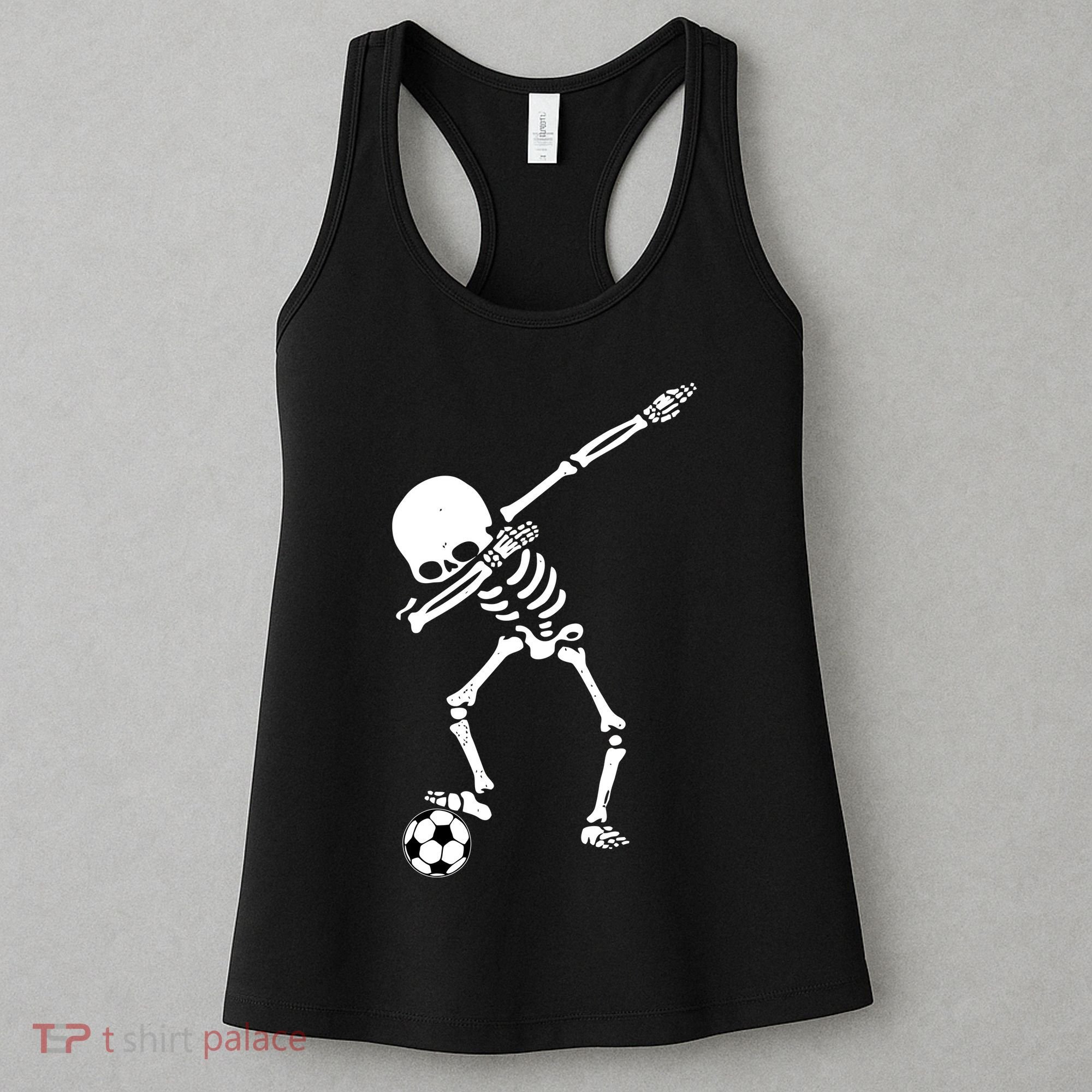 Dabbing Skeleton Soccer Dab Women's Tank Top