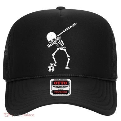 Dabbing Skeleton Soccer Dab Hat