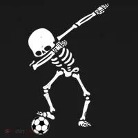 Dabbing Skeleton Soccer Dab Toddler Hoodie thumb 2