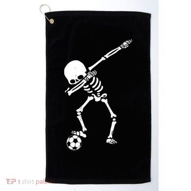 Dabbing Skeleton Soccer Dab Golf Towel