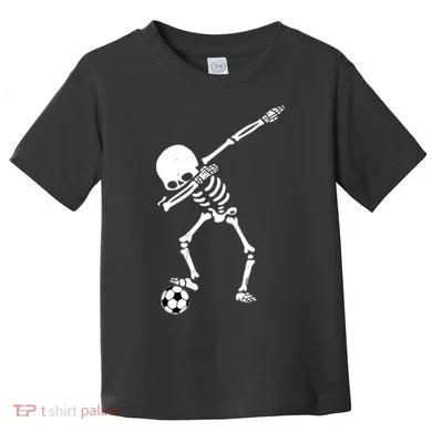 Dabbing Skeleton Soccer Dab Toddler T-Shirt