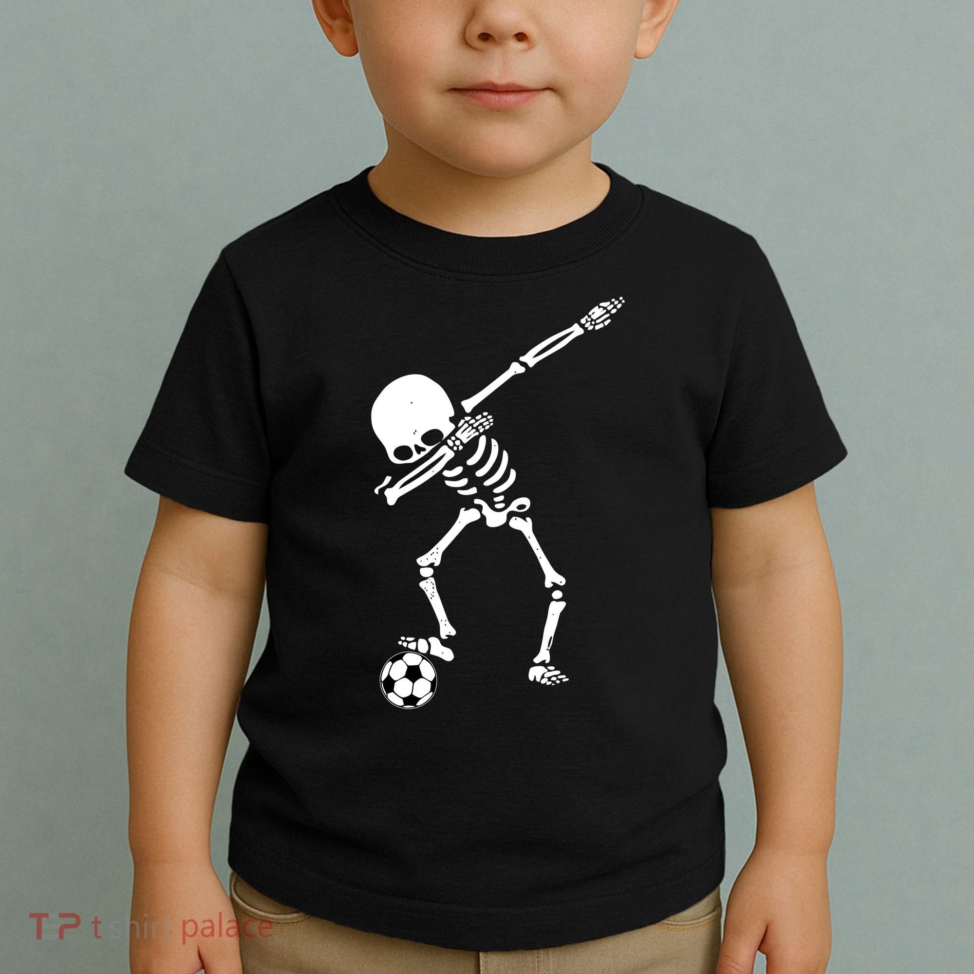 Dabbing Skeleton Soccer Dab Toddler T-Shirt