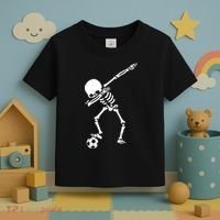 Dabbing Skeleton Soccer Dab Toddler T-Shirt thumb 3