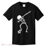 Dabbing Skeleton Soccer Dab Kids T-Shirt thumb 0