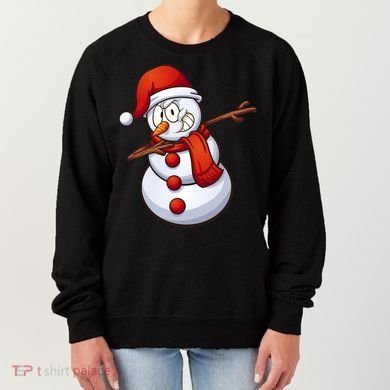 Dabbing Snowman Women's Sweatshirt