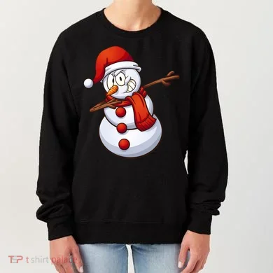 Dabbing Snowman Women's Sweatshirt