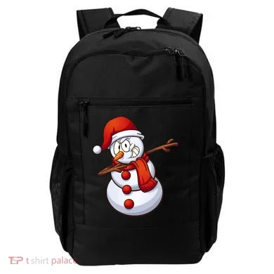Dabbing Snowman Backpack