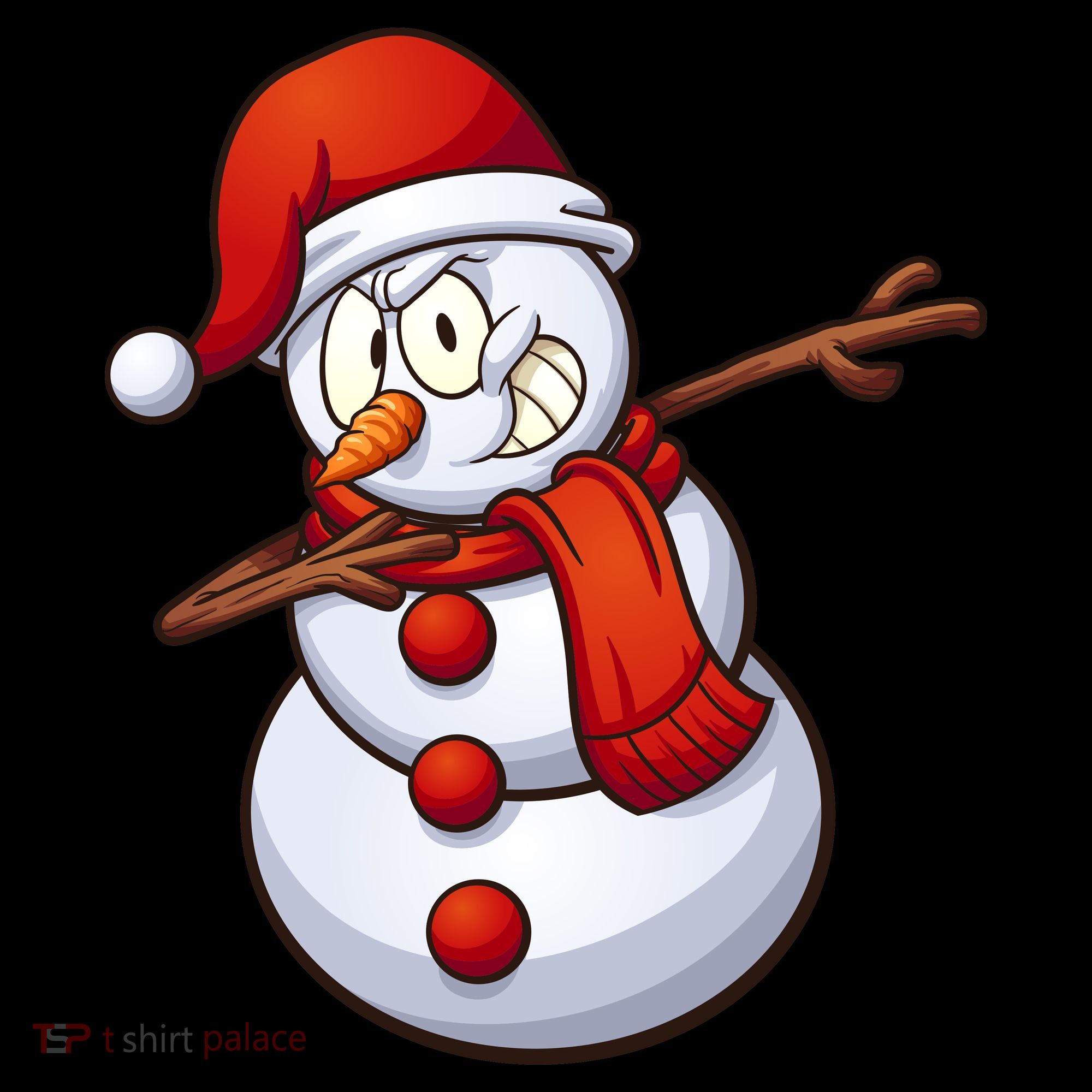 Dabbing Snowman Bucket Hat