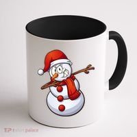 Dabbing Snowman Coffee Mug thumb 1