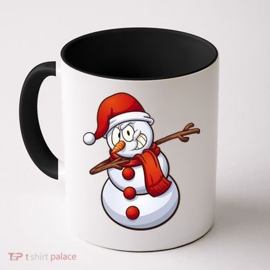 Dabbing Snowman Coffee Mug