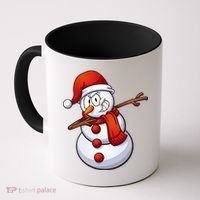 Dabbing Snowman Coffee Mug thumb 0