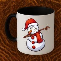Dabbing Snowman Coffee Mug thumb 2