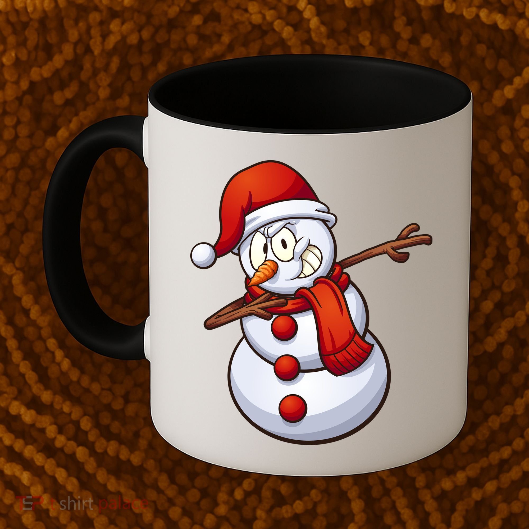 Dabbing Snowman Coffee Mug