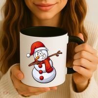 Dabbing Snowman Coffee Mug thumb 3