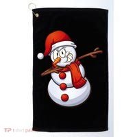 Dabbing Snowman Golf Towel thumb 0