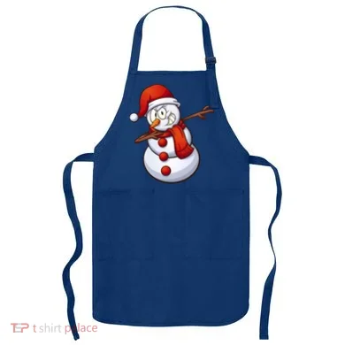 Dabbing Snowman Apron