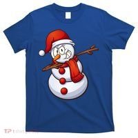 Dabbing Snowman T-Shirt thumb 0