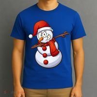 Dabbing Snowman T-Shirt thumb 3