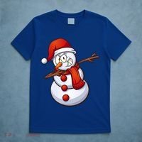 Dabbing Snowman T-Shirt thumb 5