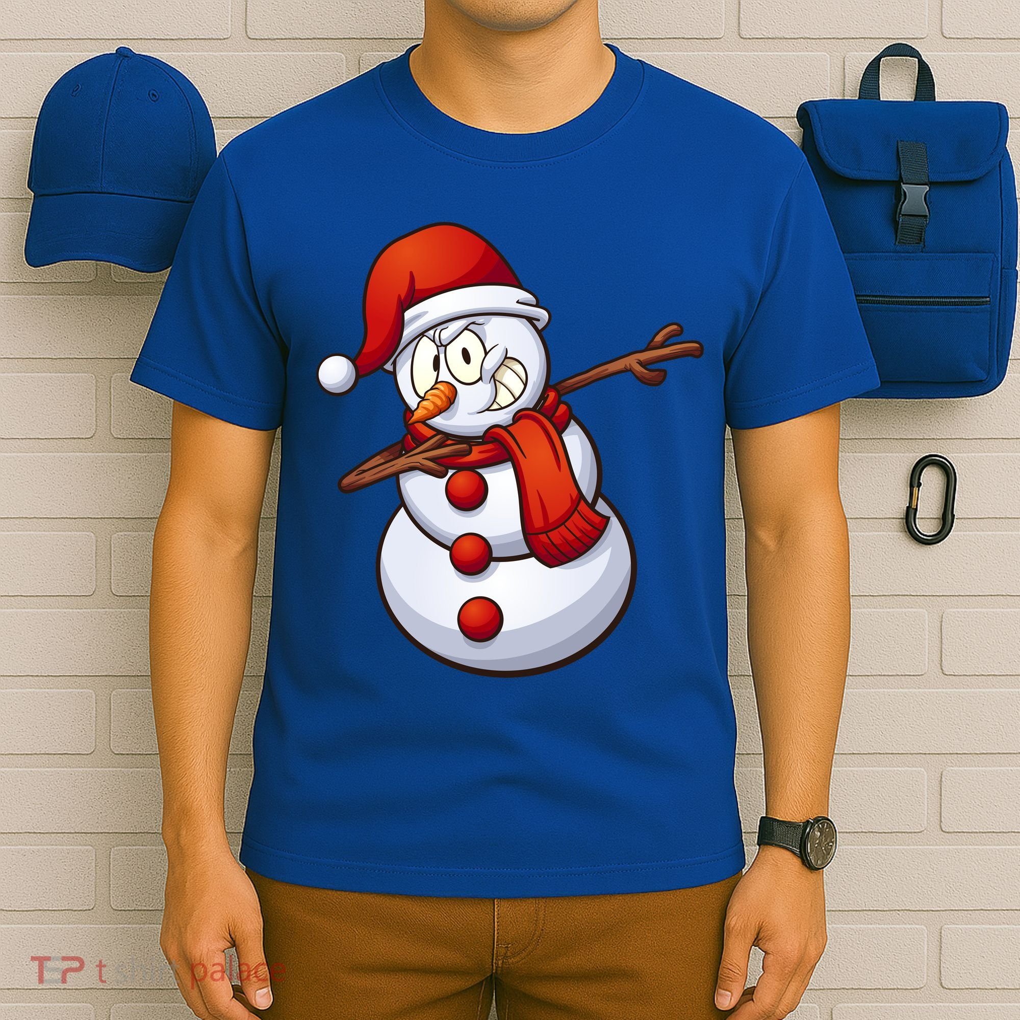 Dabbing Snowman T-Shirt