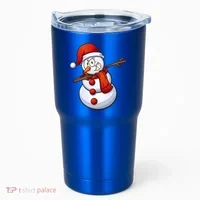 Dabbing Snowman Tumbler thumb 0