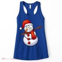 Dabbing Snowman Women's Tank Top thumb 0