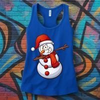 Dabbing Snowman Women's Tank Top thumb 3