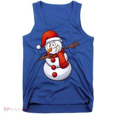 Dabbing Snowman Tank Top