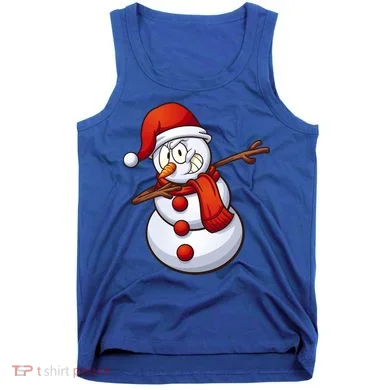 Dabbing Snowman Tank Top