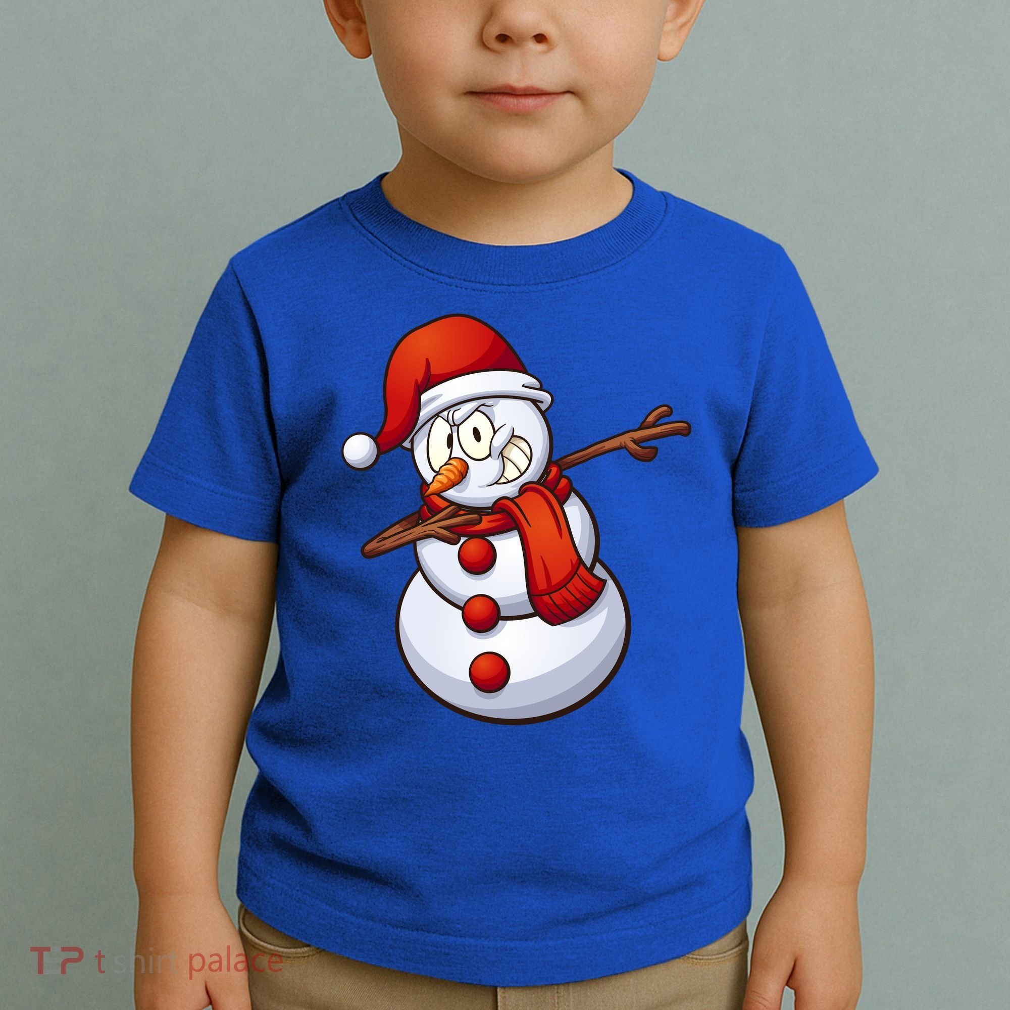 Dabbing Snowman Toddler T-Shirt