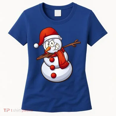 Dabbing Snowman Women's T-Shirt