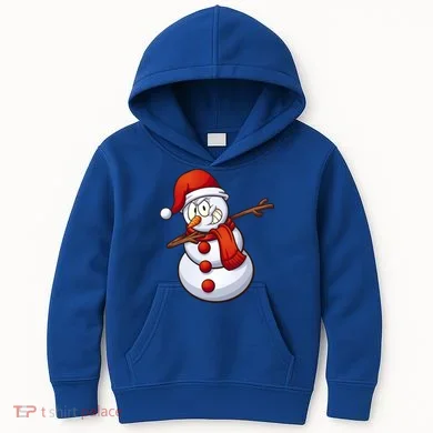 Dabbing Snowman Kids Hoodie