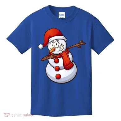 Dabbing Snowman Kids T-Shirt