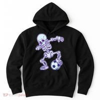 Dabbing Soccer Skeleton Hoodie thumb 0