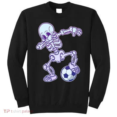 Dabbing Soccer Skeleton Sweatshirt