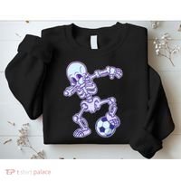 Dabbing Soccer Skeleton Sweatshirt thumb 2