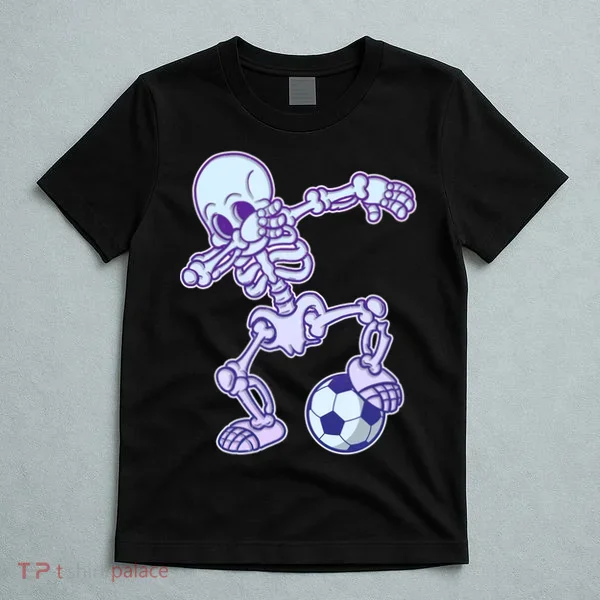Dabbing Soccer Skeleton T-Shirt