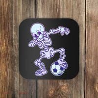 Dabbing Soccer Skeleton Coaster thumb 0