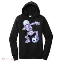 Dabbing Soccer Skeleton Women's Hoodie thumb 0