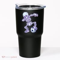 Dabbing Soccer Skeleton Tumbler thumb 0