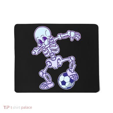 Dabbing Soccer Skeleton Mousepad
