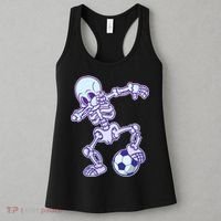 Dabbing Soccer Skeleton Women's Tank Top thumb 3