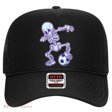 Dabbing Soccer Skeleton Hat