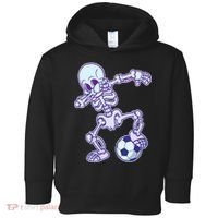 Dabbing Soccer Skeleton Toddler Hoodie thumb 0