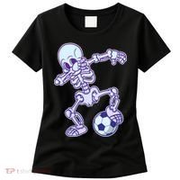 Dabbing Soccer Skeleton Women's T-Shirt thumb 0