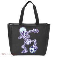 Dabbing Soccer Skeleton Tote Bag thumb 0