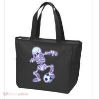 Dabbing Soccer Skeleton Tote Bag thumb 3