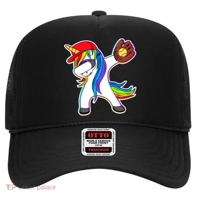 Dabbing Softball Unicorn Hat