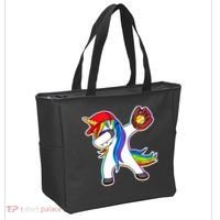 Dabbing Softball Unicorn Tote Bag thumb 2